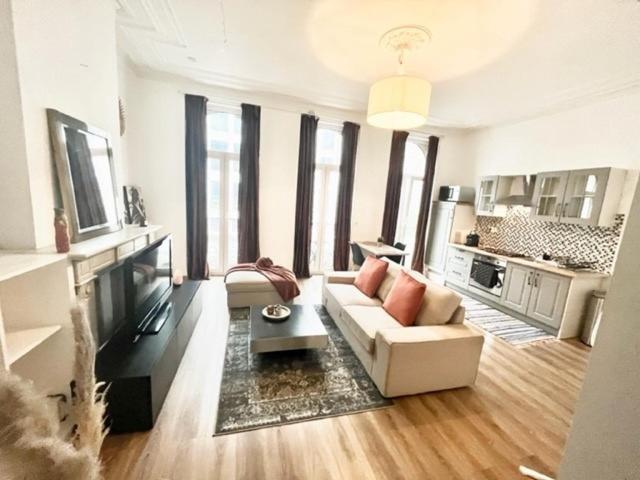 Modern Appartement In Hartje Gent Eksteriør billede
